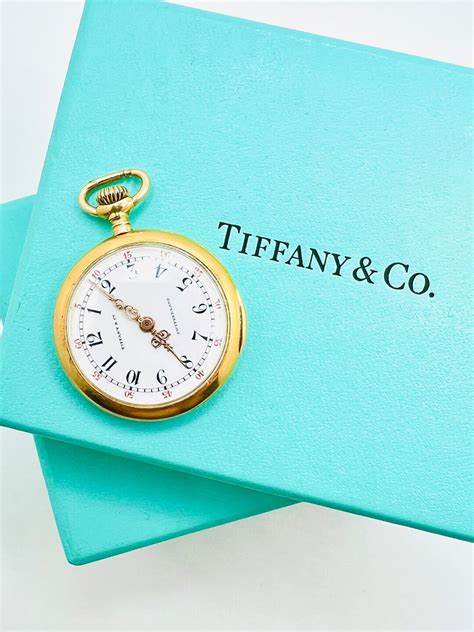 Vintage K Yellow Gold Tiffany Co Pocket Watch Or Charm Pendant Etsy