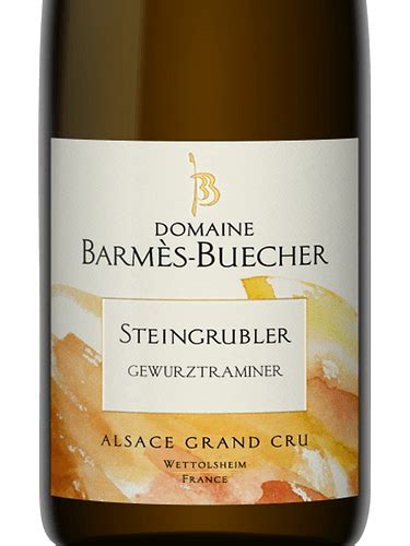 Domaine Barm S Buecher Gew Rztraminer Alsace Grand Cru Steingrubler