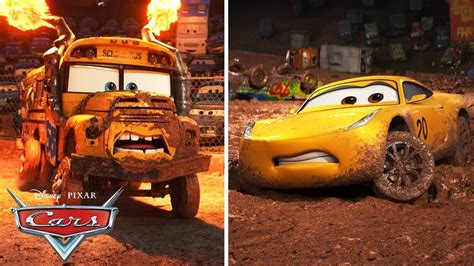 lightning mcqueen  cruz ramirez race  thunder hollow  cars