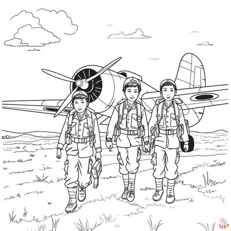 Printable Ww2 Coloring Pages Free For Kids And Adults