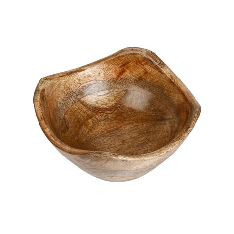 Ghh Mango Wood Serving Bowl 400 Ml Natural Wooden Color 155 Cm