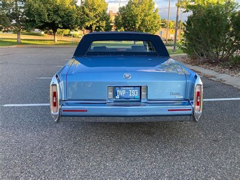 1990 Cadillac Brougham Sedan Blue Rwd Automatic Classic Cadillac