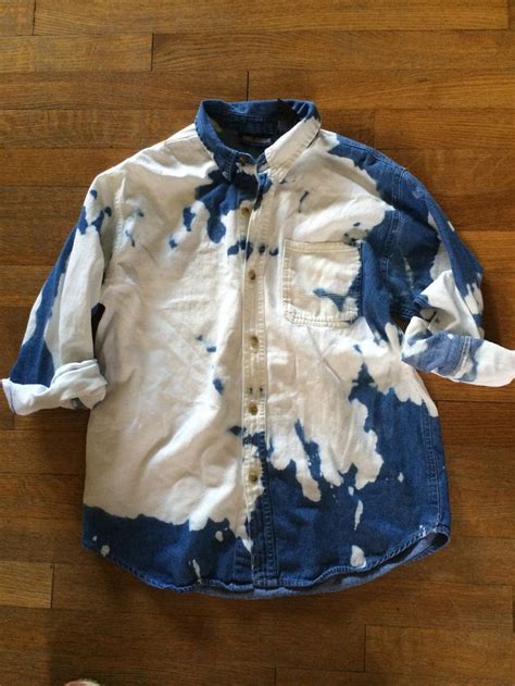 Vintage Acid Wash Chambray Shirt Women S Size Small