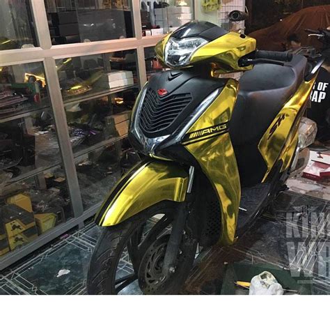 Tem AMG dán xe SH màu vàng đen Lazada vn