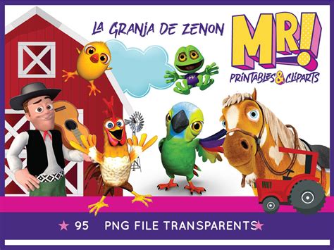 La Granja de Zenon Clipart Zenon logo PNG Files 95 Printable | Etsy