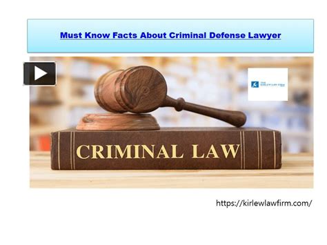 Ppt Must Know Facts About Criminal Defense Lawyer Powerpoint Presentation Free To Download