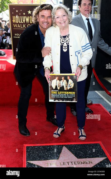 LOS ANGELES - FEB 24: Darren Dowler, Sue Pike at the The Lettermen Star ...