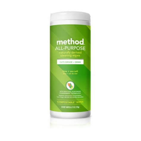 Method Lime Sea Salt All Purpose Cleaning Wipes 30 Ct Fred Meyer