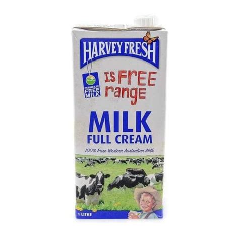 Jual Harvey Fresh Free Range Full Cream Milk 1L Australia Milk Susu Kri