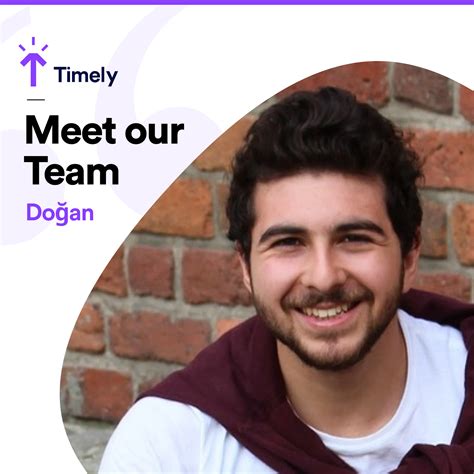 Timely - Meet our new Machine Learning Engineer, Doğan! 🚀...