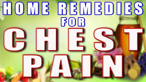 how to relieve chest pain at home