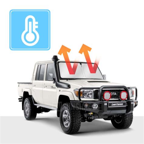 Toyota Land Cruiser 79 Series Solar Screen Custom Fit Block Out 1999 Now [windscreen] Rvsunshades