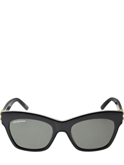 Balenciaga Dynasty Butterfly Acetate Sunglasses In Grey Lyst Uk