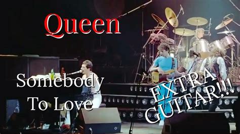 Queen Somebody To Love Short Version Extra Guitar Youtube