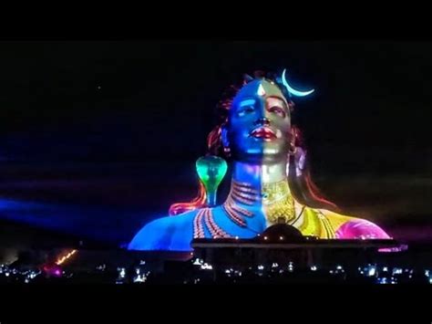 ADIYOGI DIVYA DARSHAN Light And Sound Show Maha Shiv Ratri 2023