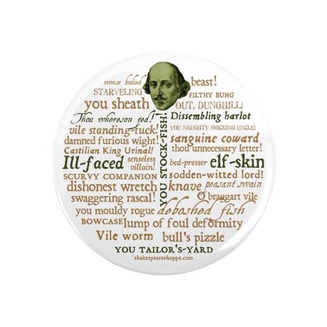 Shakespeare Insults Magnet By Shakespeareink