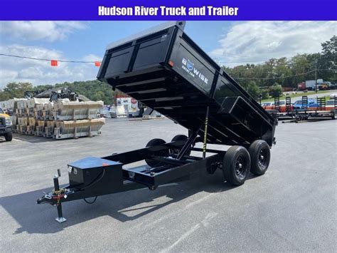 2024 Bwise 6x12 Tandem Axle Dump Trailer Hudson River Truck And