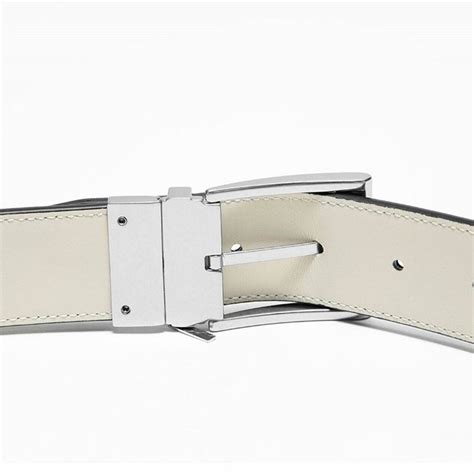 Bnwt Bottega Veneta Reversible Grainy Leather Belt Authentic Luxury