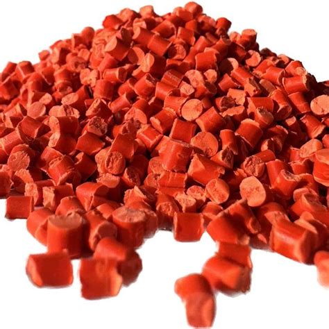 High Concentration And Low Price Plastic Resin Red Color Masterbatch