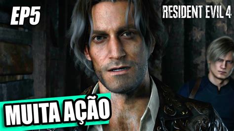 EPISÓDIO CURTO MAS MUITA AÇÃO RESIDENT EVIL 4 REMAKE Ep 5