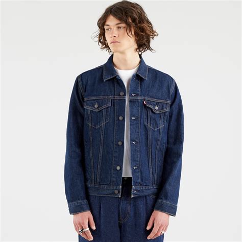 LEVI S Men S Retro Mod Rockridge Denim Trucker Jacket