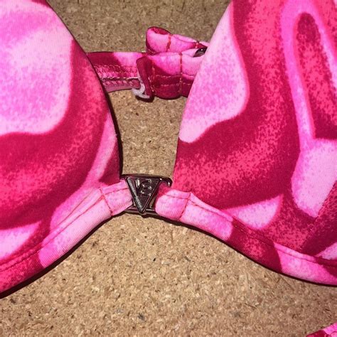 S Venus Swimwear Bikini Vintage Neon Pink Two Depop