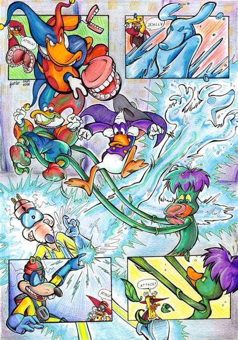 Darkwing Duck Vs The Fearsome Five Cartoon Wallpaper Cartoon Art