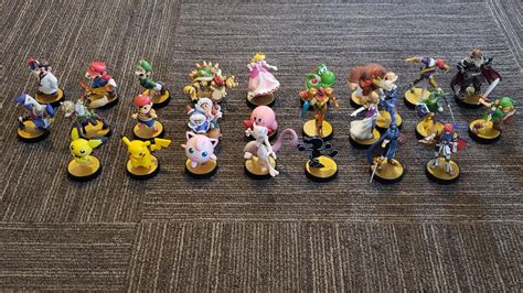 Choose Your Character Here Is Every Amiibo From Super Smash Bros Melee Organized By The Css