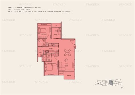 Stacked homes - The Beacon Singapore Condo Floor Plans, Images And