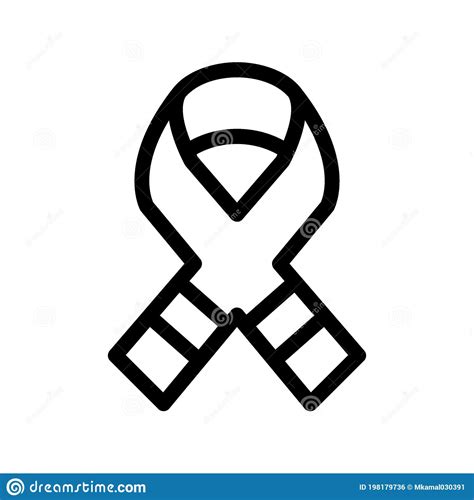 Cancer Ribbon Icon Or Logo Isolated Sign Symbol Vector Illustration Stock Vector Illustration