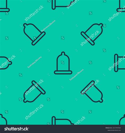 Blue Line Condom Safe Sex Icon Stock Vector Royalty Free 2217797503