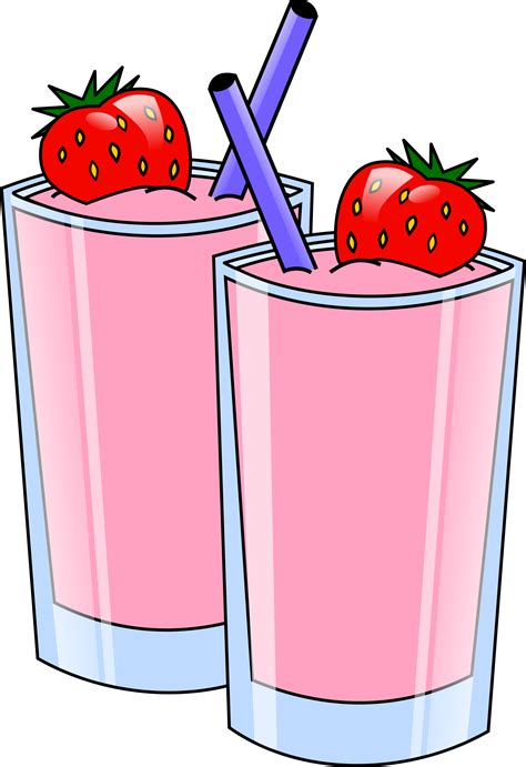 Strawberry Smoothie Vector Clipart image - Free stock photo - Public Domain photo - CC0 Images