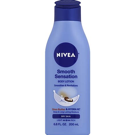 Nivea Body Lotion, Smooth Sensation, Dry Skin 6.8 Oz | Skin Care | Foodtown