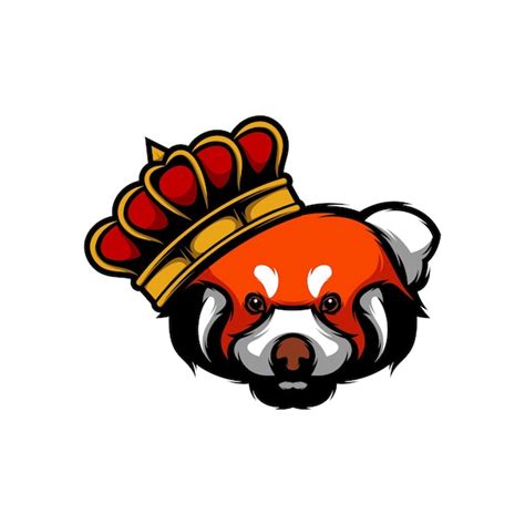 Premium Vector Red Panda Mascot Design Vector