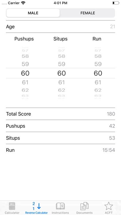 apft calculator  resources  zac gorak