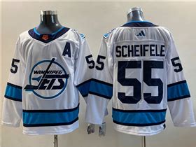 Winnipeg Jets Mark Scheifele White Reverse Retro Jersey Tte