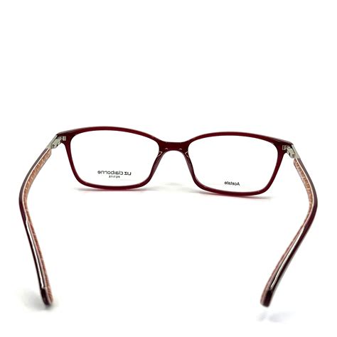 Liz Claiborne Eyeglasses L448 Lhf Red Full Rim Rectangle Frames 50 15 135 Mm Ebay