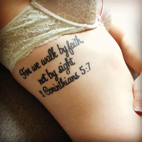 Bible Verse Tattoos On Ribs Tumblr