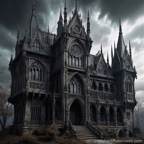 gothic architecture night scene Prompts | Stable Diffusion Online