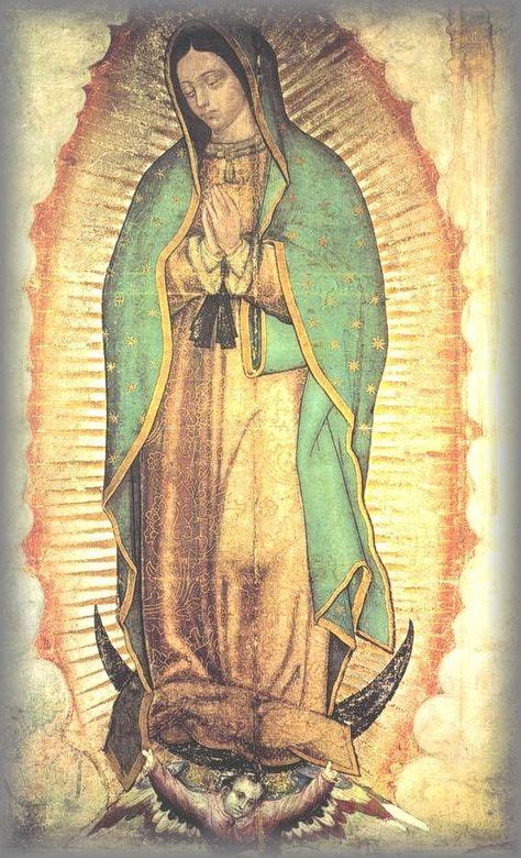 Original Image Of Our Lady Maguay Cloth 1531 Blessed Mother Mary