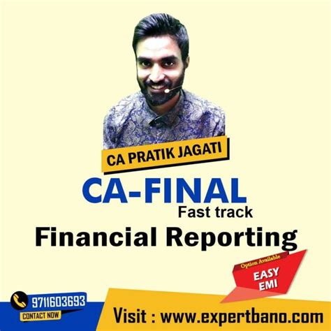 CA Final Financial Reporting Fast Track By CA Pratik Jagati