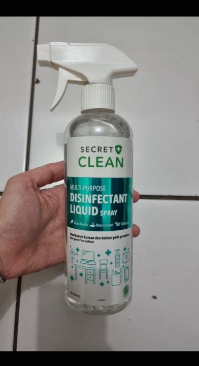 Secret Clean Multi Purpose Disinfectant Liquid Spray Isi 500 Ml