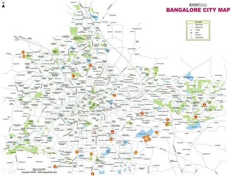 City Map Bangalore • Mapsof.net