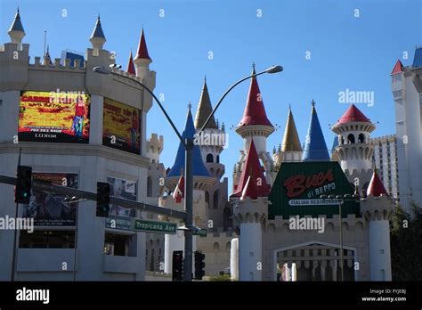 Las Vegas, The Excalibur Hotel Stock Photo - Alamy