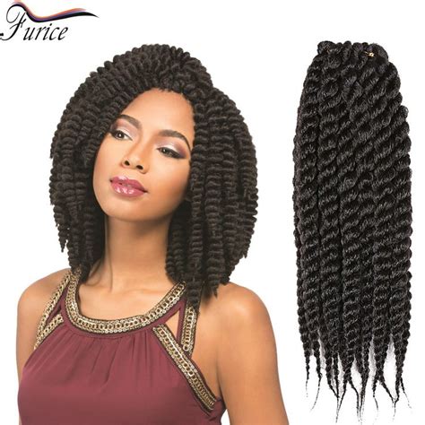 6 54US New Hair Style Bouncy Havana Mambo Twist Crochet Braids Short