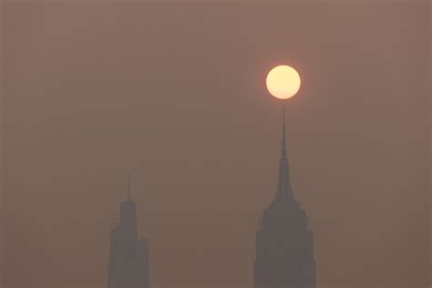 Nueva York Cubierta Por El Humo Fotos