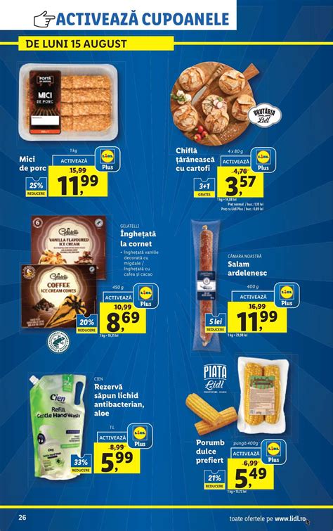 Ofertele Saptamanale Lidl Plus De Luni 15 August 2022 Promotii Lidl