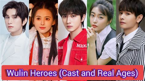 Wulin Heroes Cast And Real Ages Li Hong Yi Huang Ri Ying