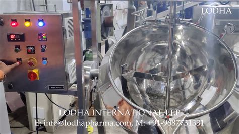 Pharmaceutical Starch Paste Kettle Youtube