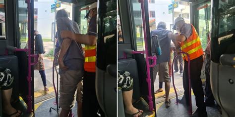 Sbs Bus Driver Helps Elderly Passenger Alight Safely Netizens Praise His Patience